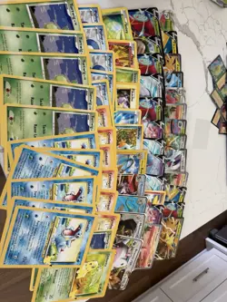 Pokemon Jumbo Card Lot English Lucario Pikachu Greninja Blastoise 152 Cards - Image 4