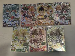 JP Ver. Super Dragon Ball Heroes Vintage CP Card UM11 GCP Complete Set - Image 1