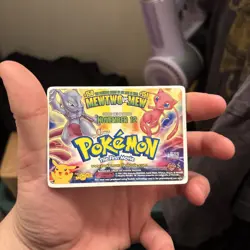 Pokemon The First Movie Mewtwo Strikes Back 1998 Lenticular Card 3 Of 5 - Image 2