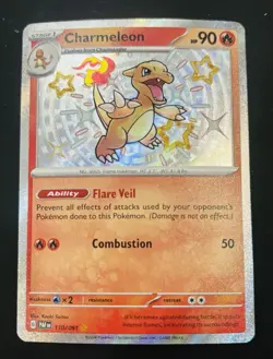 Charmeleon 110/091 SV: Paldean Fates Holo Pokemon Card Mint - Image 4