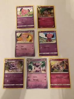 Lot Of 8 Snubbull and Granbull Pokemon Cards - Image 2