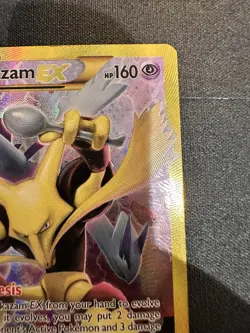 Alakazam EX (Secret) Full Art 125/124 Fates Collide XY Holo Pokemon Card TCG - Image 3