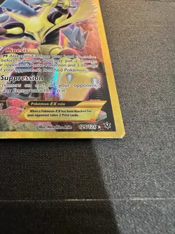 Alakazam EX (Secret) Full Art 125/124 Fates Collide XY Holo Pokemon Card TCG - Image 4