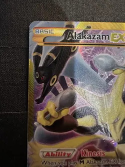 Alakazam EX (Secret) Full Art 125/124 Fates Collide XY Holo Pokemon Card TCG - Image 5