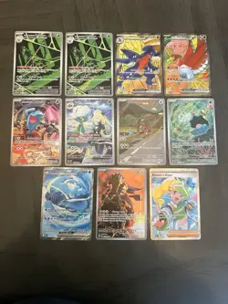 Pokemon destined rivals Full Art Foil Lot - Garchomp, Ho-Oh EX, 11 Cards - Image 1