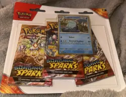 Surging Sparks 3 Booster Blister – Zapdos Promo Card – Pokemon TCG Sealed Pack - Image 4