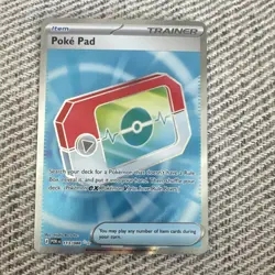 Pokemon Poke Pad Trainer Item Regular 113/088 Scarlet & Violet English Card - Image 1