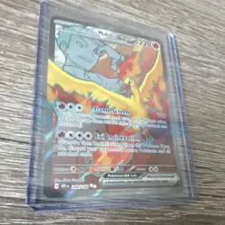 Pokemon Team Rocket's Moltres EX Ultra Rare Holo 220 HP Sv10 208/182 Card - Image 3