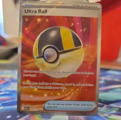 Pokemon Ultra Ball 264/217 ASC: Trainer Item Ultra Rare Full Art Holo Card - Image 1
