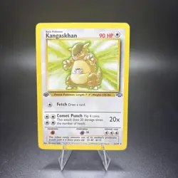 Pokemon TCG Kangaskhan 21/64 Jungle Non-Holo Card WOTC 1st Edition NM -c - Image 1