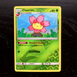 Cherrim 11/156 Pokemon Ultra Prism Sun & Moon Reverse Holo Uncommon Card NM - Image 1