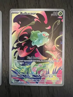 Pokemon MEGN Holo Lot - Bulbasaur 133/132, Mega Evolution, 2 Cards - Image 2