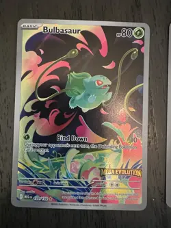 Pokemon MEGN Holo Lot - Bulbasaur 133/132, Mega Evolution, 2 Cards - Image 3