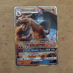 Pokemon Charizard GX SM195 Promo Holo 250 HP Steam Artillery Card SM - Image 1
