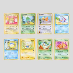 Japanese pokemon card Intro Pack Raichu Bulbasaur Totodile Chikorita(B rank) - Image 2