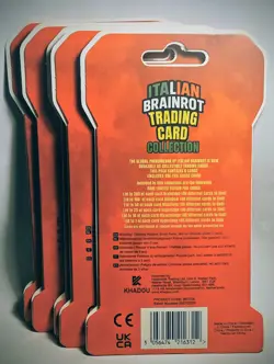 Italian Brainrot Trading Card Collection Khadou Hobby Packs (5) - Image 2