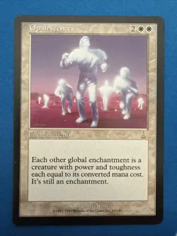 Opalescence - Urza's Destiny - Magic the Gathering Vintage 1999 WOTC - Image 1