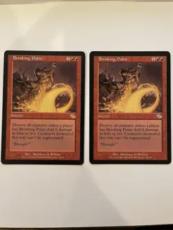 2x Breaking Point Judgment Regular RARE [EXCELLENT] NM - Image 1