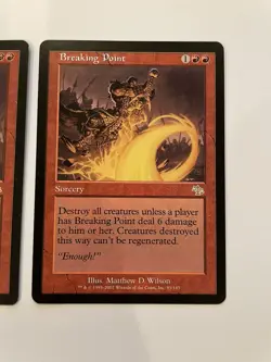 2x Breaking Point Judgment Regular RARE [EXCELLENT] NM - Image 3