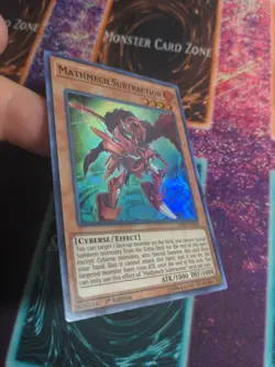 Yu-Gi-Oh! Mathmech Subtraction MYFI-EN004 1st Edition Super Rare NM a1/ - Image 2
