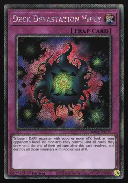 Deck Devastation Virus - RA03-EN150 - Platinum Secret Rare - Yugioh - Image 1