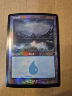 Island (442) (Retro Frame) Commander Masters Foil - Image 1