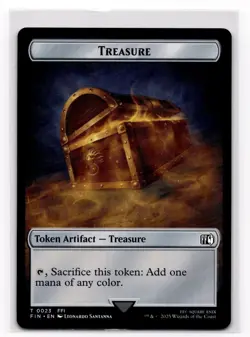 1x Hero (9) // Treasure (23) Token MTG Final Fantasy NM Magic Regular - Image 2