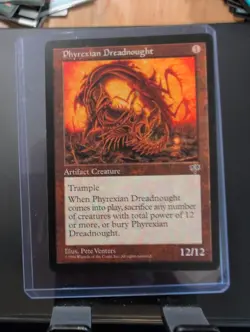Phyrexian Dreadnought – Mirage – MTG Magic Rare Artifact Creature – LP/NM – Fast - Image 1