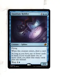 MTG SkeenAB Quantum Riddler PACK PROMO from EOE. NM. - Image 1