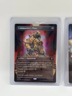 MTG, Commander's Plate FOIL (Borderless) Commander: Teenage Mutant Ninja Turtles - Image 1