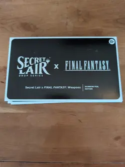 MTG Secret Lair x FINAL FANTASY: Weapons EN Rainbow Foil English NEW & SEALED - Image 1