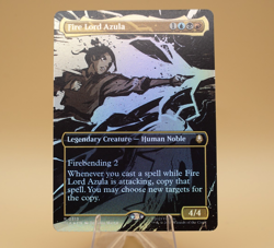 Fire Lord Azula | 313 | Rare | Borderless | Foil | Avatar | MTG | Pack Fresh - Image 1