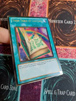 Yu-Gi-Oh! TCG Toon Table of Contents GLD4-EN039 Gold Rare Limited Near Mint - Image 2