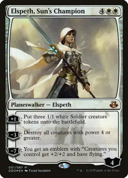 Elspeth, Sun's Champion [Duel Decks: Elspeth vs. Kiora] Foil Near Mint - Image 1