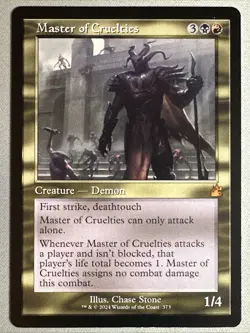 MTG / Master of Cruelties / RVR / #373 / Regular (Retro Frame) / Mythic / NM - Image 1