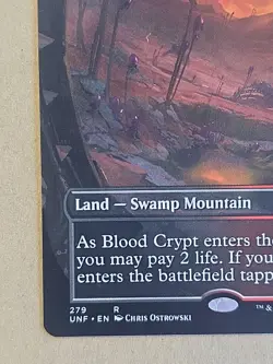 MTG Blood Crypt (279) Unfinity UNF MTG Magic The Gathering Regular - Image 3