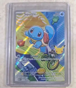 First Partner Illustration Squirtle Promo Full Art Holo 037 Pokemon TCG - Image 1