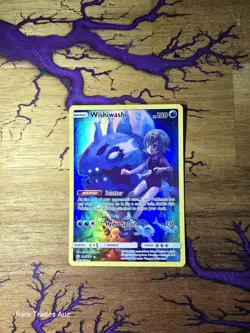Pokemon TCG Wishiwashi SECRET RARE 240/236 Cosmic Eclipse Holo NM - Image 1