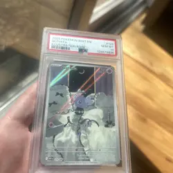 2025 POKEMON WHT EN-WHITE FLARE ILLUSTRATION RARE #124 GOTHITA PSA 10 - Image 2