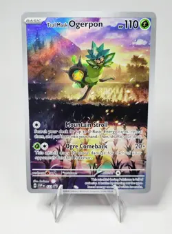 Pokemon TCG - Teal Mask Ogerpon #123 - Twilight Masquerade - Black Star Promo NM - Image 1