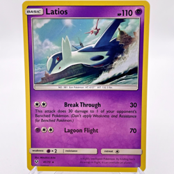 Pokemon TCG Latios 41/73 Holo Rare SM Shining Legends Legendary Card NM - Image 1