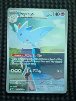 Pokemon Togekiss 235/217 Rare Holo Card Stage 2 140 HP Wonder Kiss Speed Wing - Image 1