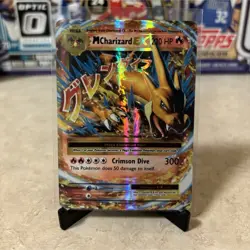 M Charizard EX 13/108 Evolutions Ultra Rare Holo Mega Pokemon Card - Image 1