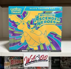 Pokemon Mega Evolution Ascended Heroes Factory Sealed ETB Elite Trainer Box - Image 1