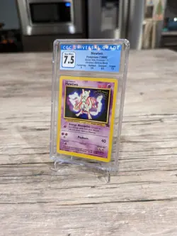 1999 Pokemon - Mewtwo WB Movie Black Star Promo #3 CGC 7.5 NM/ Mint Graded - Image 2