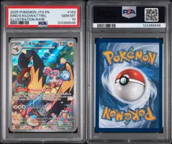 PSA 10 GEM Mint Iono's Kilowattrel 163/159 Illustration Rare - Pokemon JTG SV09 - Image 1