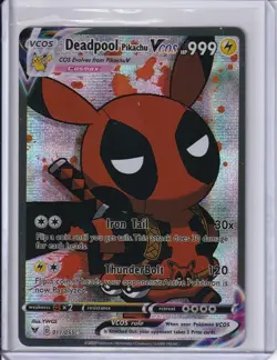 Pokemon Pikachu Deadpool & Pikachu Wolverine Cosplay ART Cards Set (Non-Tcg) - Image 3