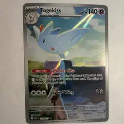 Pokemon Togekiss 235/217 ASC Full Art Holo 140 HP Stage 2 Rare Card - Image 1
