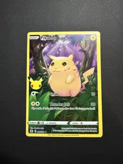 Pikachu #5/25 Pokemon 2021 Celebrations Ultra Rare Illustration Art - Image 1