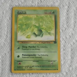 Wizards of the Coast Oddish Team Rocket Common Pokemon Card Green 63/82 Regular - Image 1